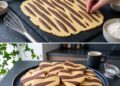 Zebra-Herzen – zarte Butterkekse mit Schokolade