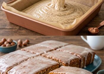 Nusskuchen mit Zimtglasur – Saftiger Haselnusskuchen mit feiner Zimtnote