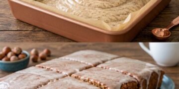 Nusskuchen mit Zimtglasur – Saftiger Haselnusskuchen mit feiner Zimtnote