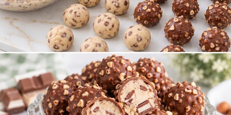 Kinder-Riegel-Kugeln – cremig, knusprig & ohne Backen