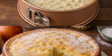 Apfelkuchen mit Quark