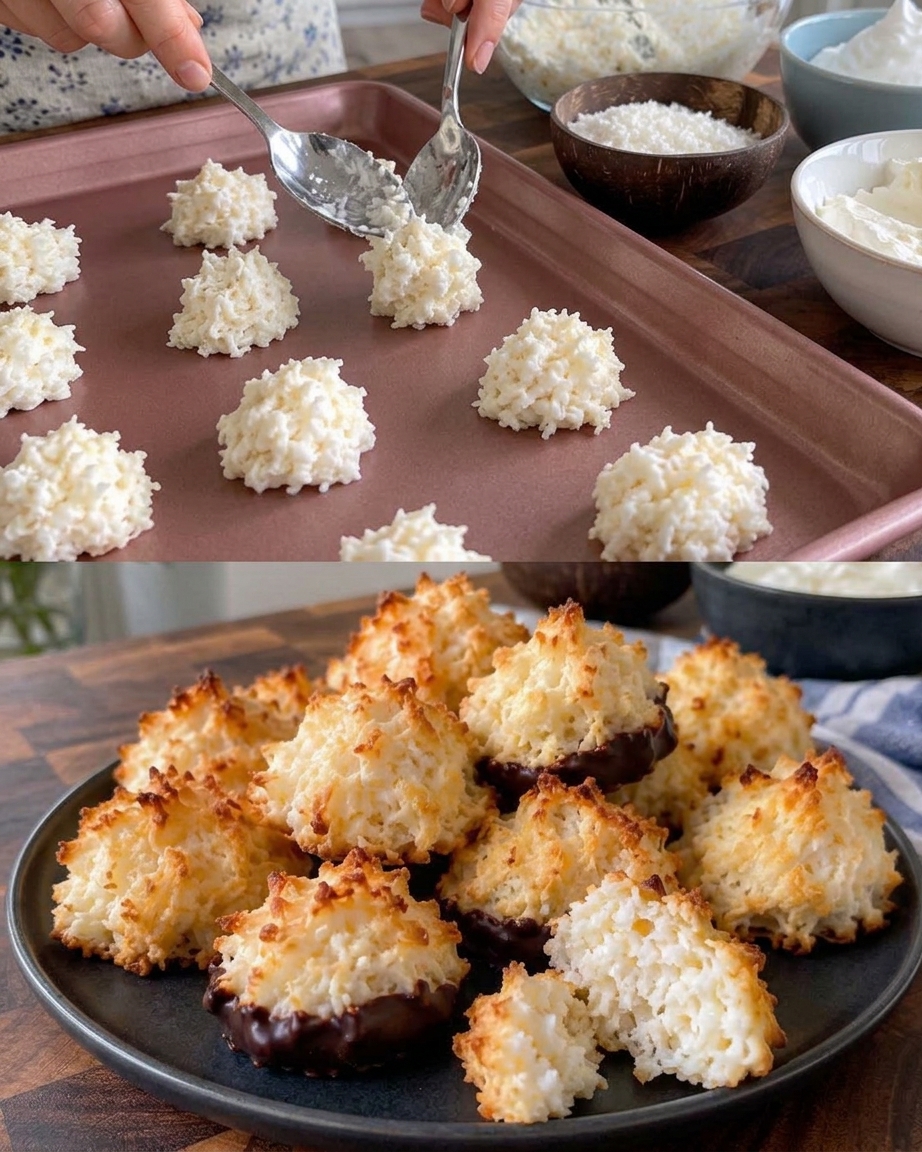 Kokosmakronen mit Quark