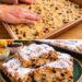Stollenkuchen vom Blech mit Marzipan