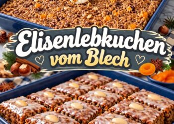 Elisenlebkuchen vom Blech