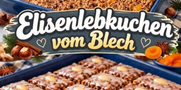 Elisenlebkuchen vom Blech