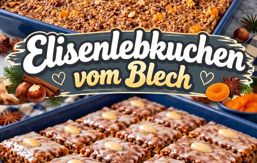 Elisenlebkuchen vom Blech