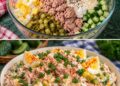 Cremiger Thunfisch-Eiersalat mit Gurken