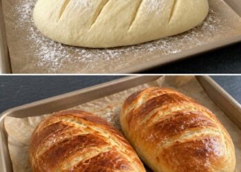 Einfaches 3-Zutaten-Brot nach Jamie Oliver