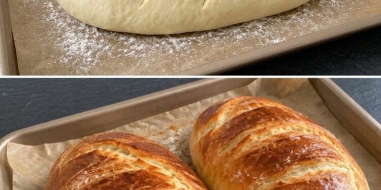 Einfaches 3-Zutaten-Brot nach Jamie Oliver