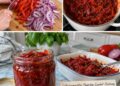 Selbstgemachtes Paprika-Zwiebel-Chutney