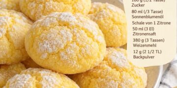 Diese Zitronenkekse schmecken nach einer kleinen Auszeit!
